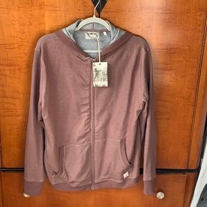 NWT Linksoul Double-Knit Full-Zip Hoodie in Sumac - Medium